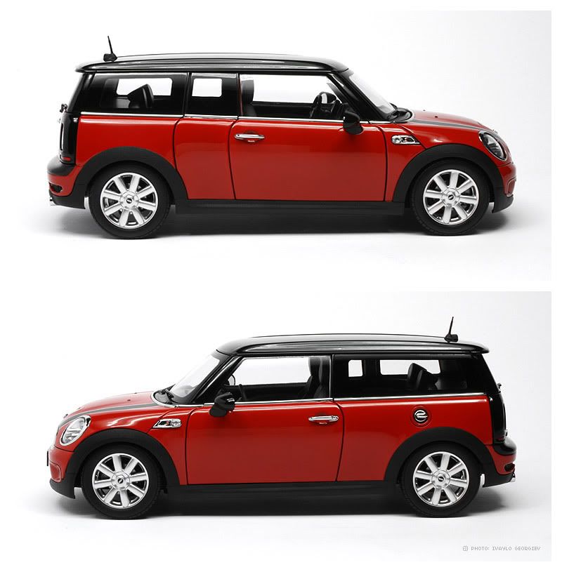 mini clubman diecast